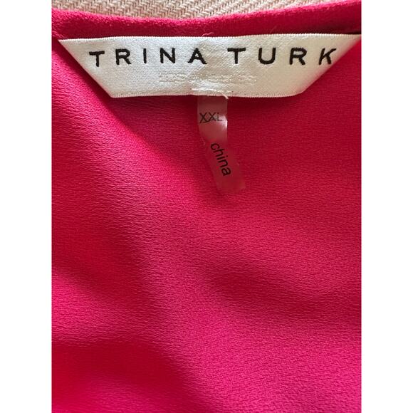 Trina Turk Radiant Dress - Hot Pink - XXL - Picture 8 of 10